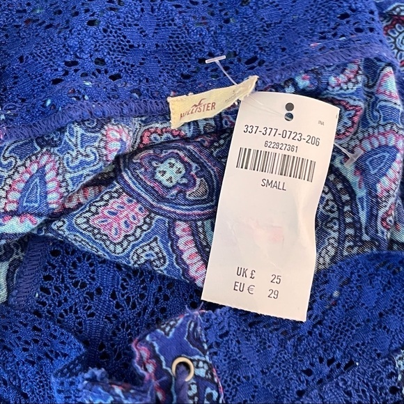 Hollister Lace Trim Tank NWT Small - Picture 4 of 4